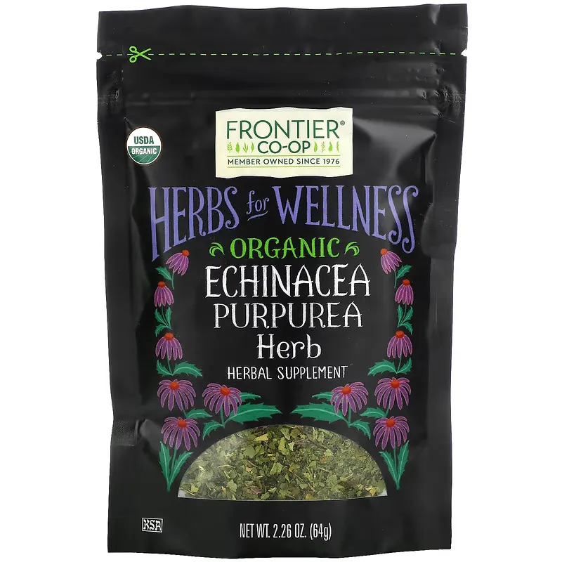 Organic Echinacea Purpurea Herb, 2.26 oz (64 g)