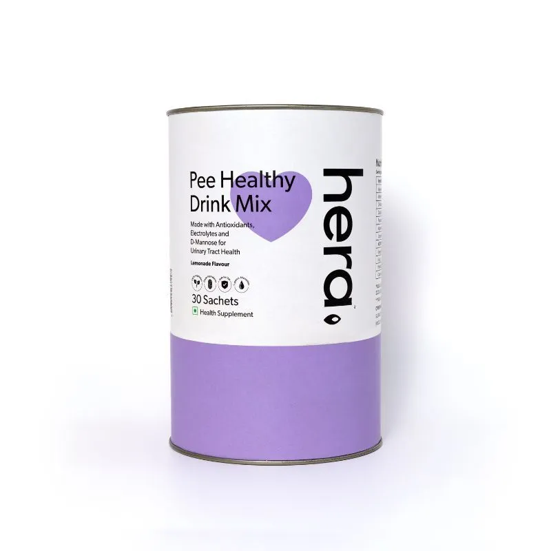 Hera - Pee Healthy - Wellness Powder for Healthy Vaginal Balance and White Discharge - Lemonade