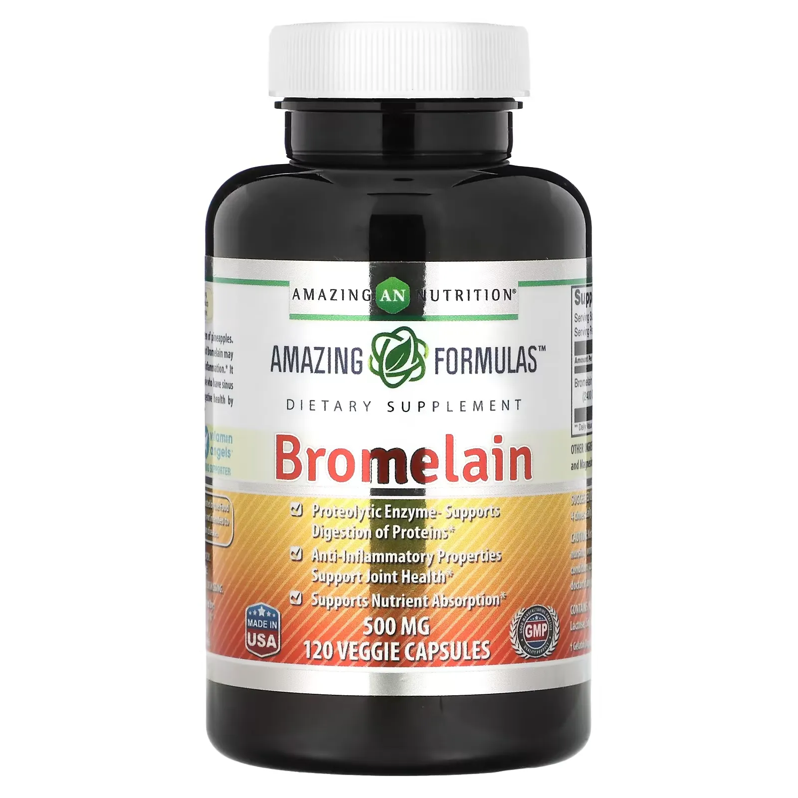 Bromelain, 500 mg, 120 Veggie Capsules