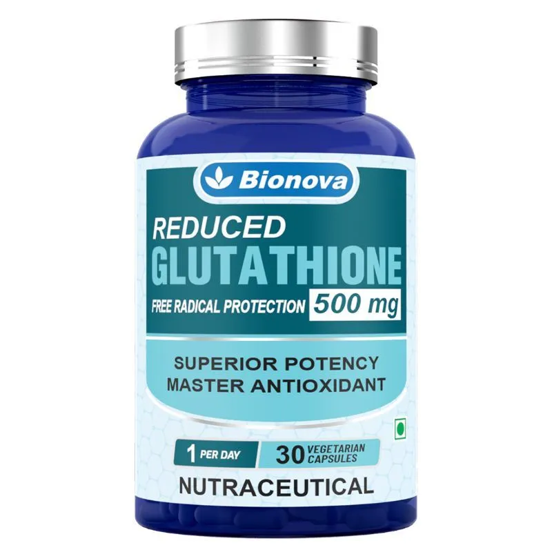 Bionova Glutathione 500mg Capsules For Brighter & Radiant Skin For Men & Women