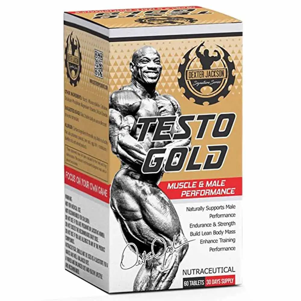 Dexter Jackson Testo Gold,  60 tablet(s)  Unflavoured