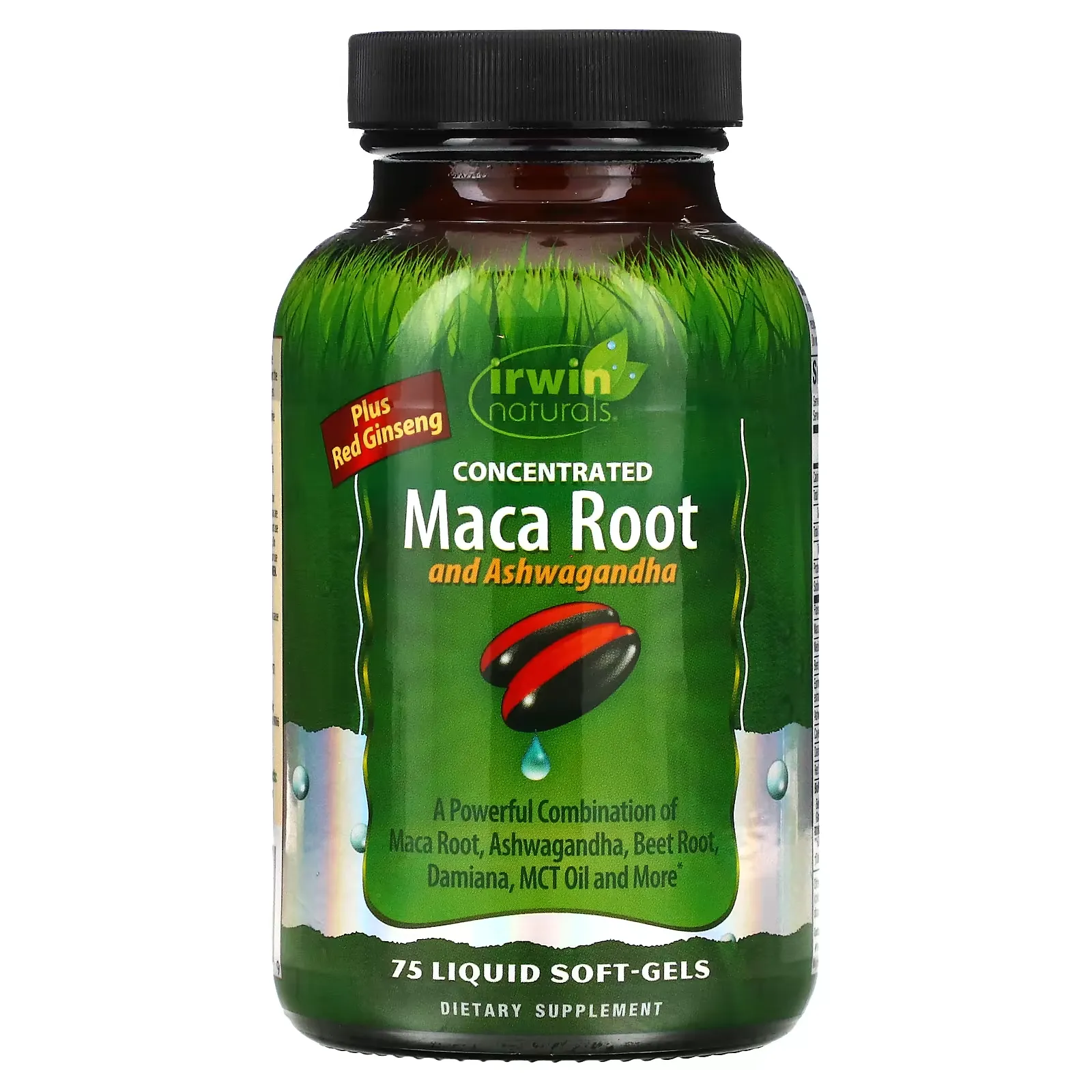 Concentrated Maca Root and Ashwagandha, 75 Liquid Soft-Gels