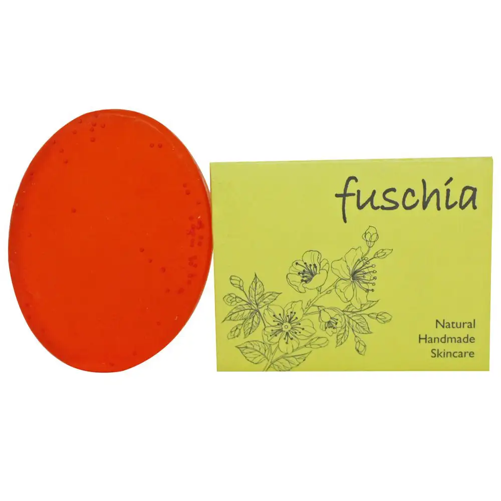 Fuschia Raspberry Natural Handmade Glycerine Soap,  100 g  for All Skin Types