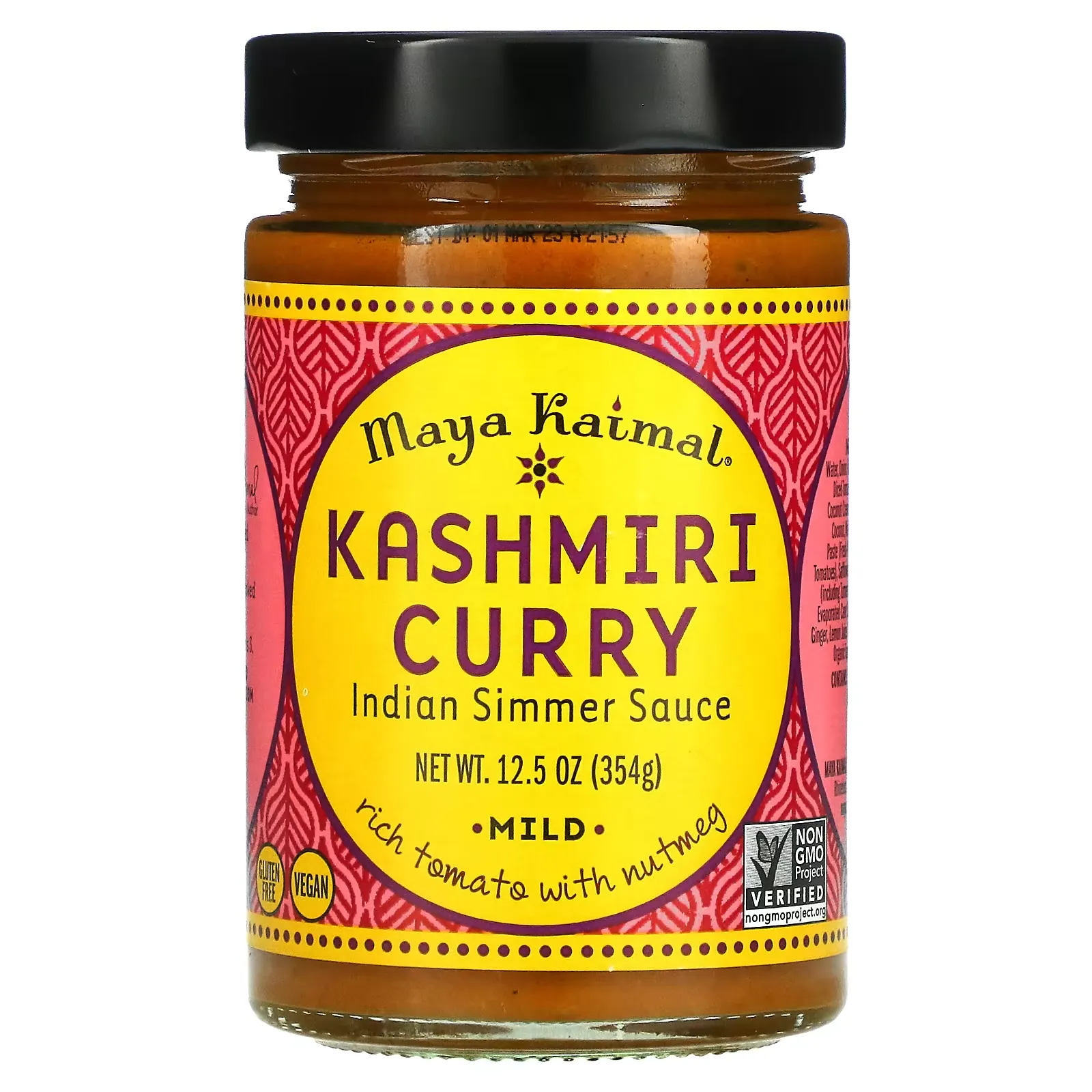 Kashmiri Curry, Indian Simmer Sauce, Mild, 12.5 oz (354 g)