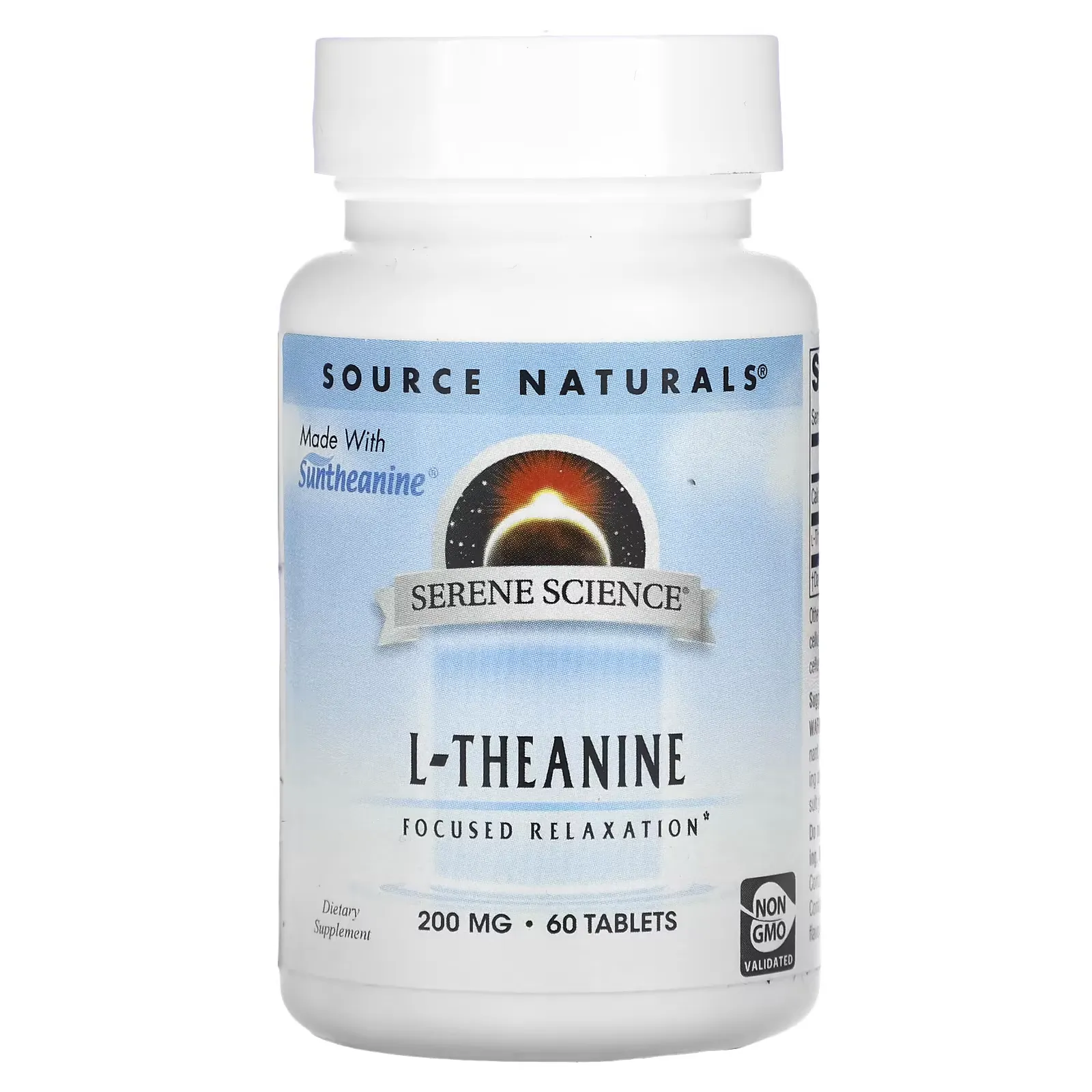 Serene Science, L-Theanine, 200 mg, 60 Tablets