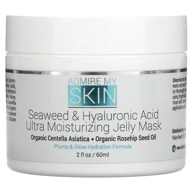 Seaweed & Hyaluronic Acid Ultra Moisturizing Jelly Beauty Mask, 2 fl oz (60 ml)