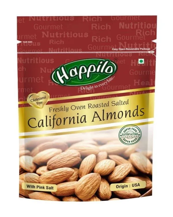 Happilo Premium Oven Roasted Californian Salted Almonds