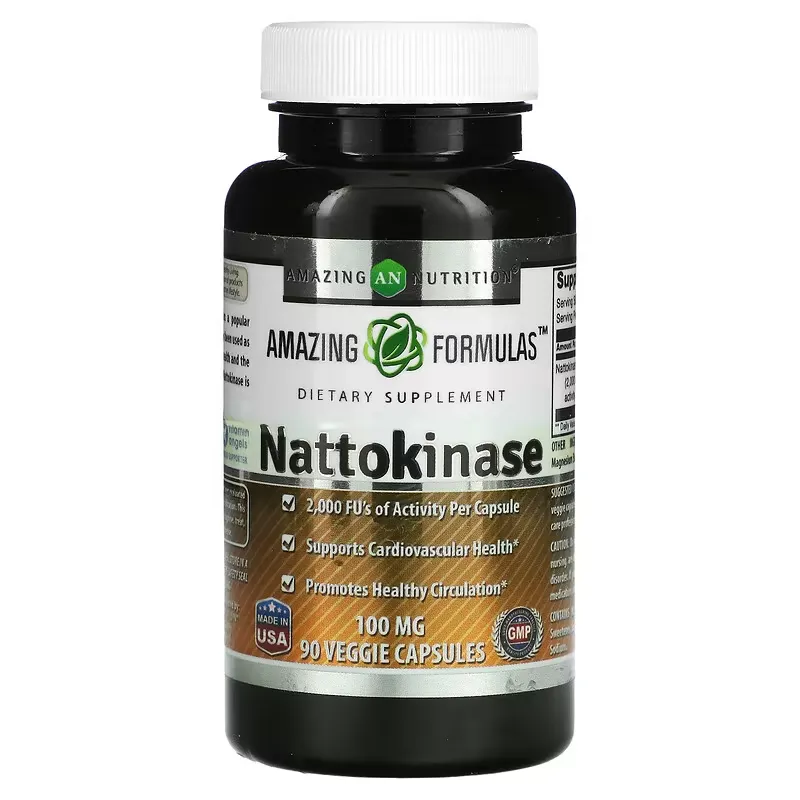 Nattokinase, 100 mg, 90 Veggie Capsules