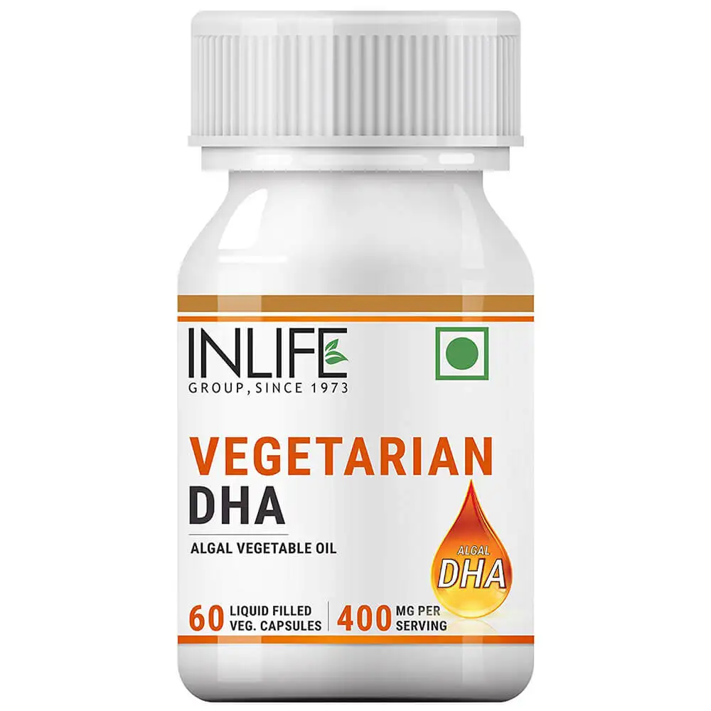 INLIFE Vegetarian DHA,  60 capsules