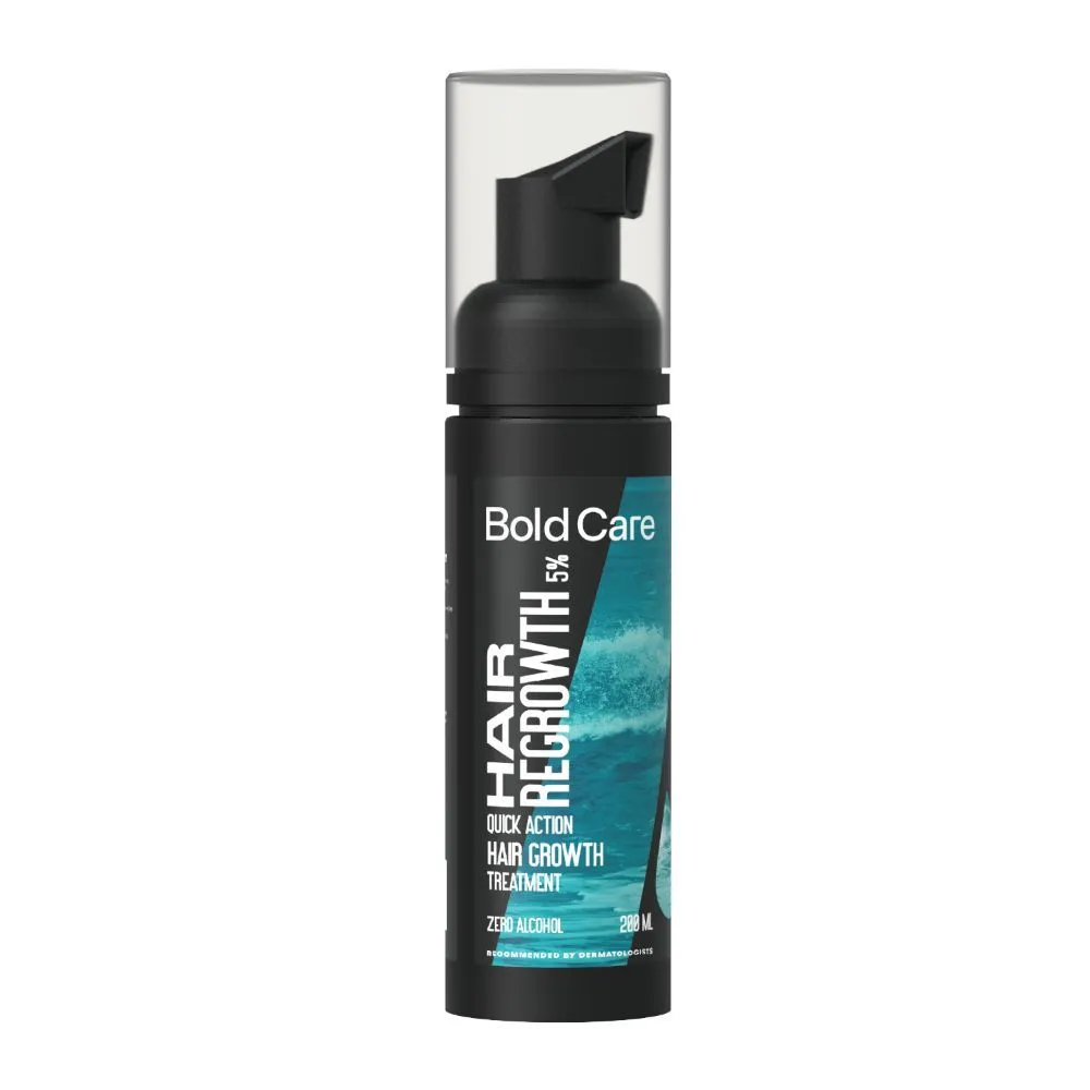 Bold Care Minoxidil Foam 5% Topical Foam for Hair Regrowth - First Time in India