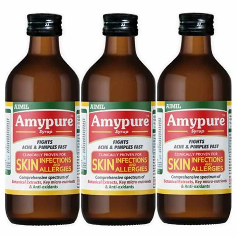 Aimil Amypure Syrup (Pack of 3),  200 ml