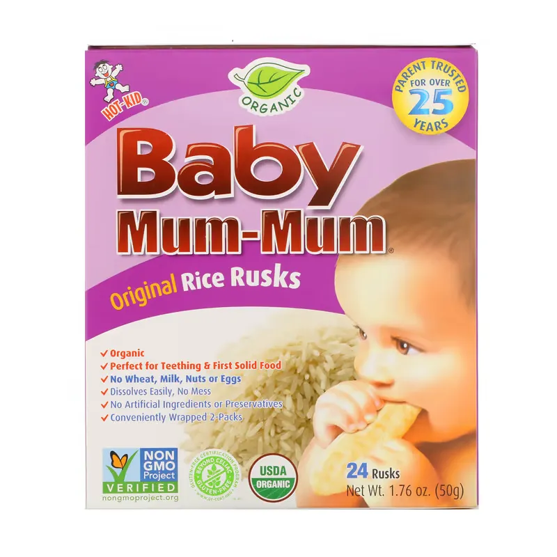 Baby Mum-Mum, Orginial Rice Rusks, 24 Rusks, 1.76 oz (50 g)