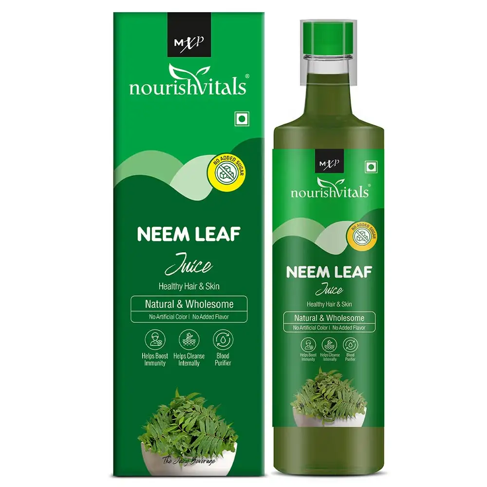 NourishVitals Neem Leaf Juice,  Unflavoured  500 ml