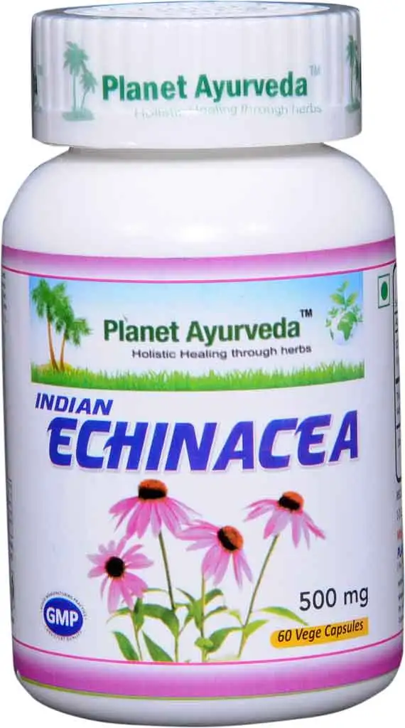 Planet Ayurveda Indian Echinacea (500 mg),  60 veggie capsule(s)