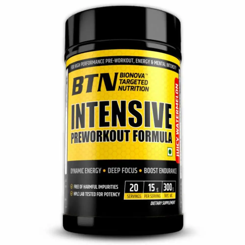 BTN Sports Intensive Preworkout Formula,  0.66 lb  Juicy Watermelon