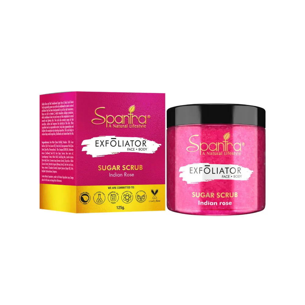 Spantra Exfoliator Indian Rose Sugar Scrub