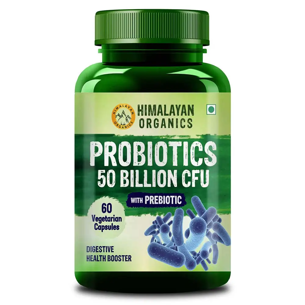 Himalayan Organics Probiotics 50 Billion,  60 capsules  Unflavoured