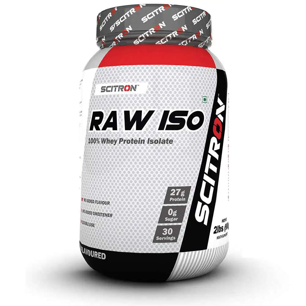 Scitron Raw ISO 100% Whey Protein Isolate,  2 lb  Unflavoured