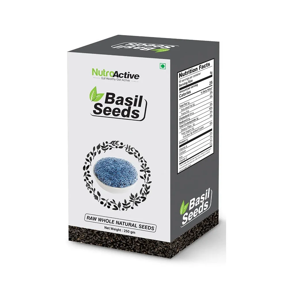 NutroActive Basil Seeds (Tukmariya/Sabja)