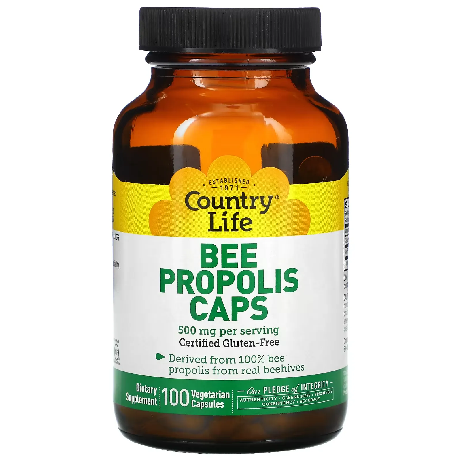 Bee Propolis Caps, 250 mg, 100 Vegetarian Capsules