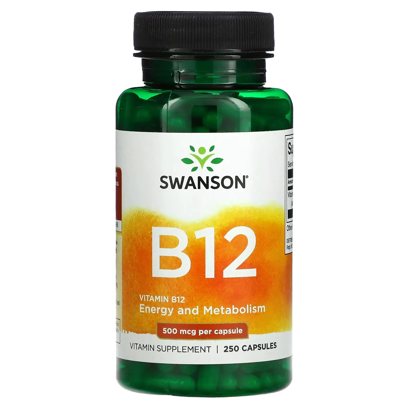 Vitamin B12, 500 mcg, 260 Capsules