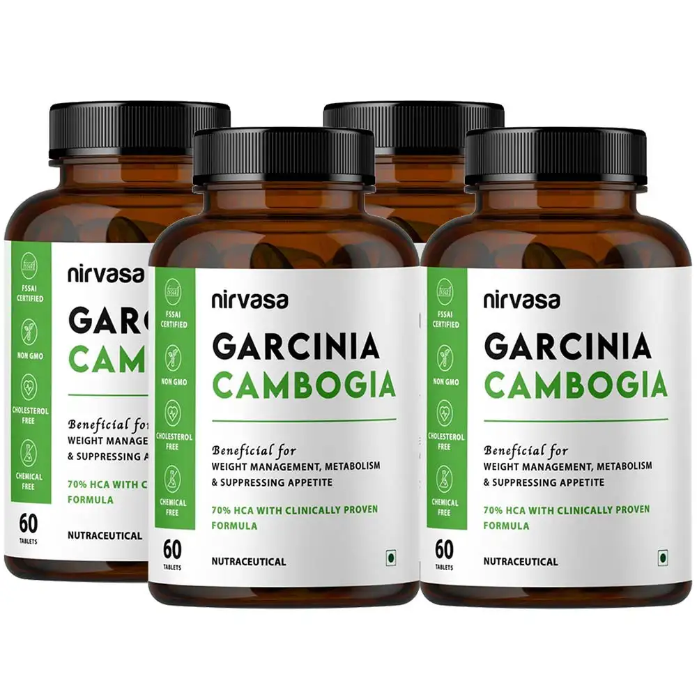 Nirvasa Garcinia Cambogia (Pack of 4),  60 tablet(s)