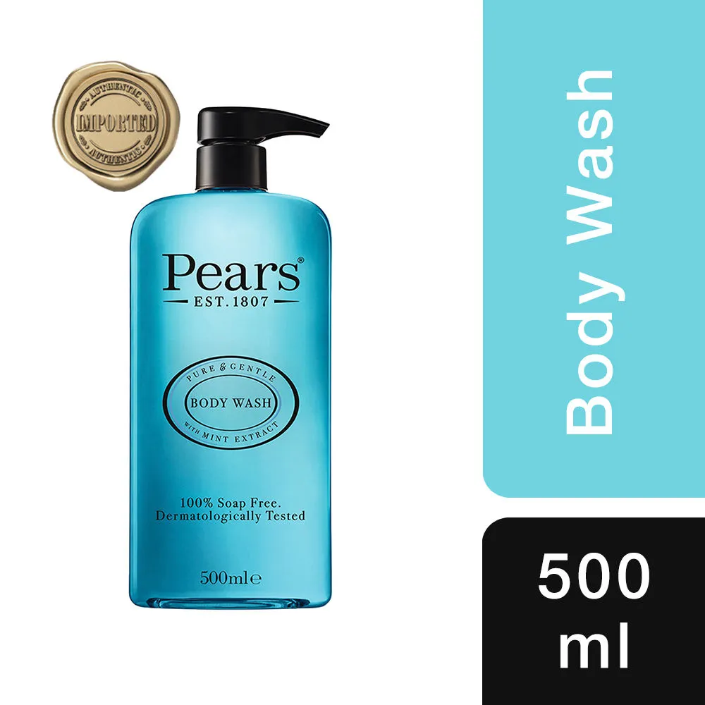 Pears Pure & Gentle Body Wash with Mint Extract