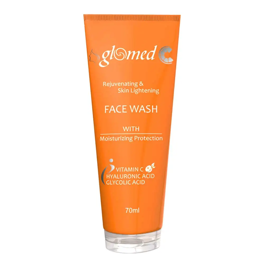 Glomed C Face Wash,  70 ml  for Rejuvenating & skin Lightening