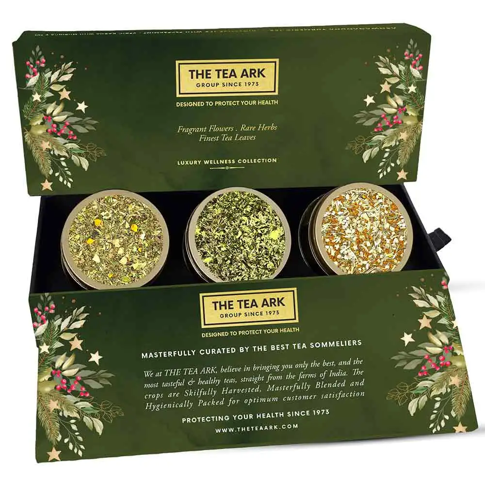 The Tea Ark Wellness First Tea Gift Box,  Assorted  310 g