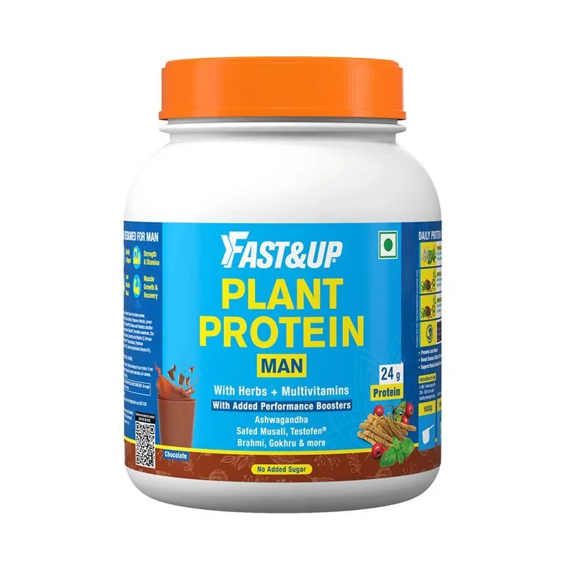 Fast&Up Plant Protein For Men - Chocolate Flavour