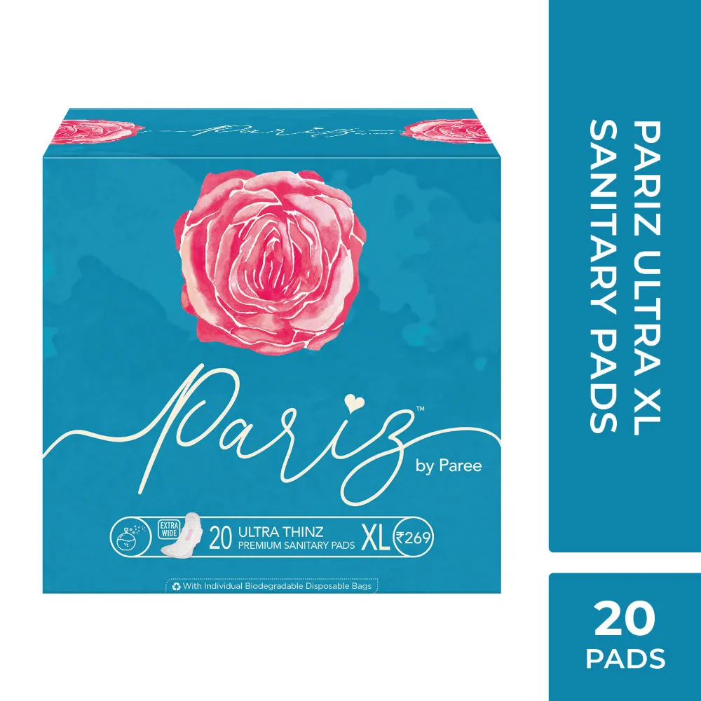 Paree Pariz Ultra Thinz Premium 20 Sanitary Pads - XL