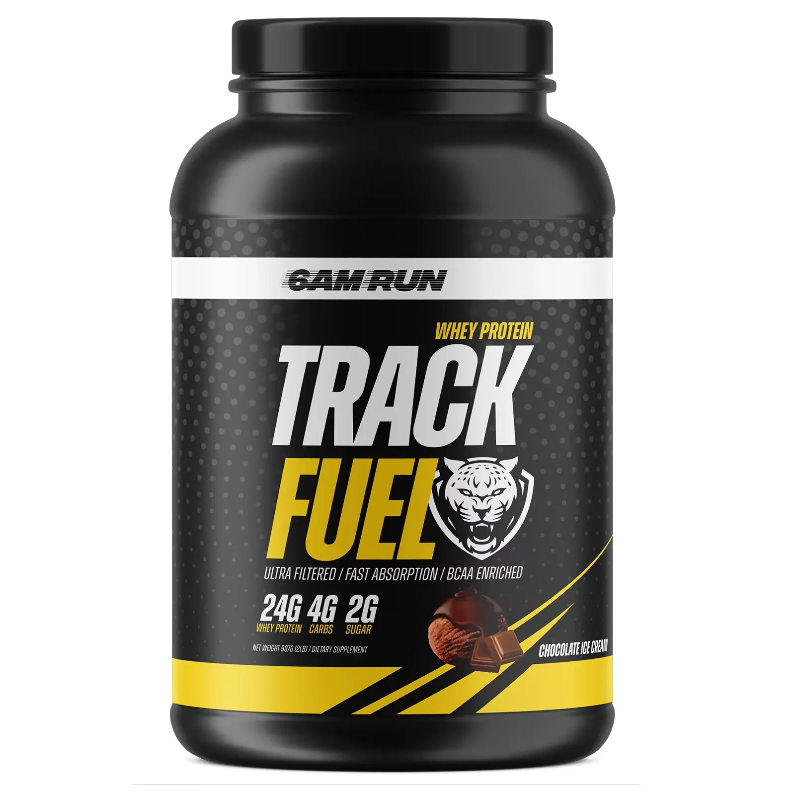 Track Fuel, Whey Protein, Chocolate Ice Cream, 2 lb (907 g)