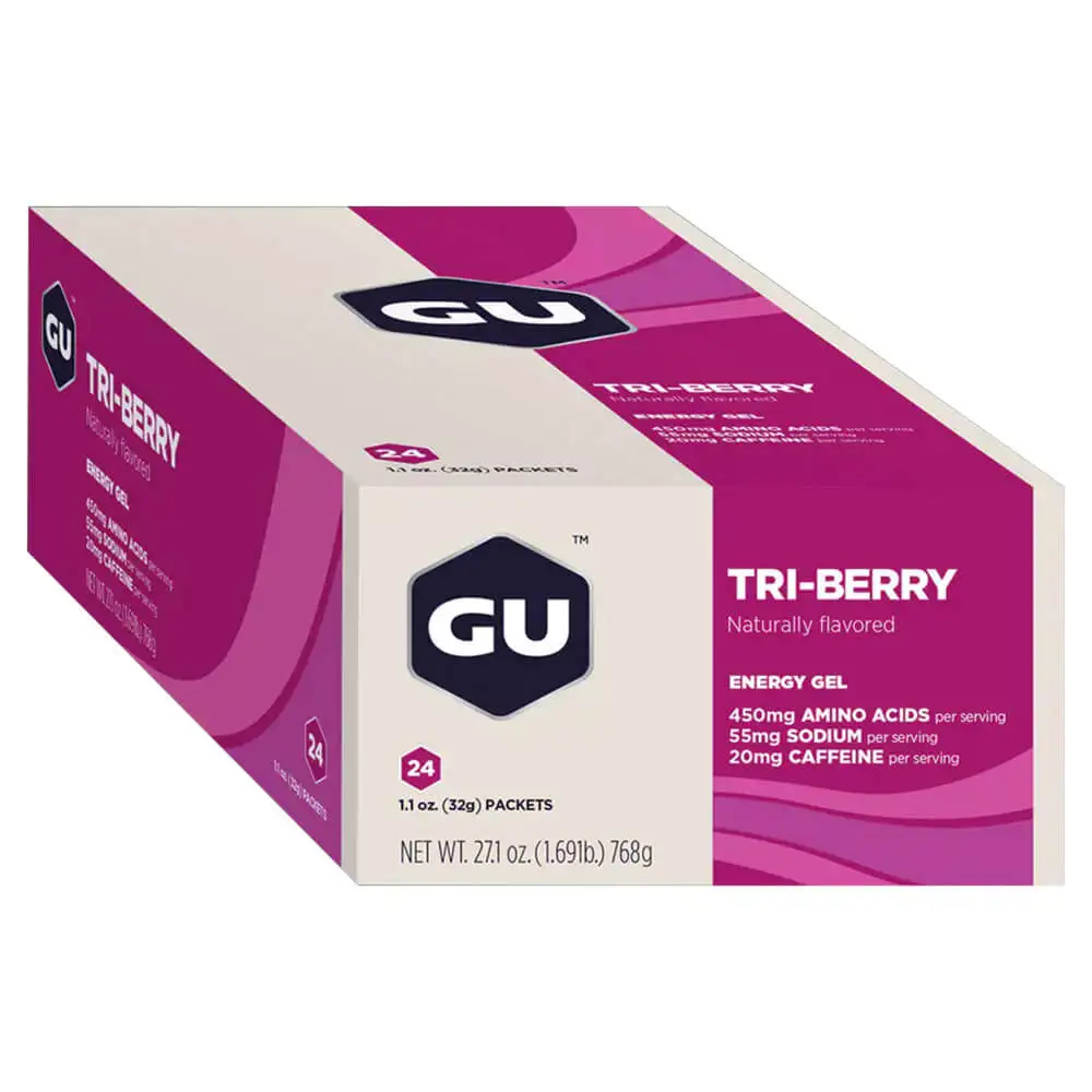 GU Energy Gel,  24 Piece(s)/Pack  Tri-Berry