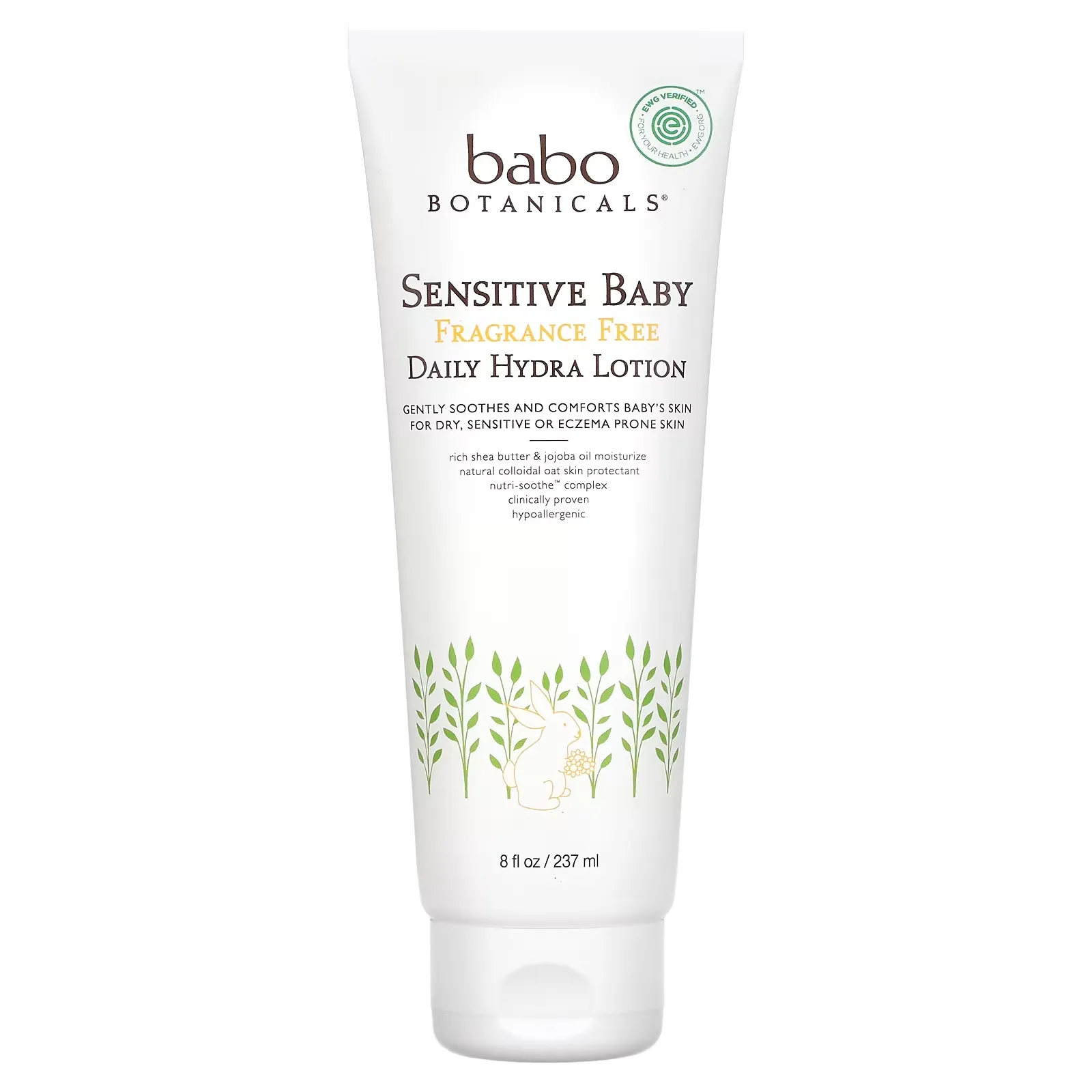 Sensitive Baby, Daily Hydra Lotion, Fragrance Free, 8 fl oz (237 ml)