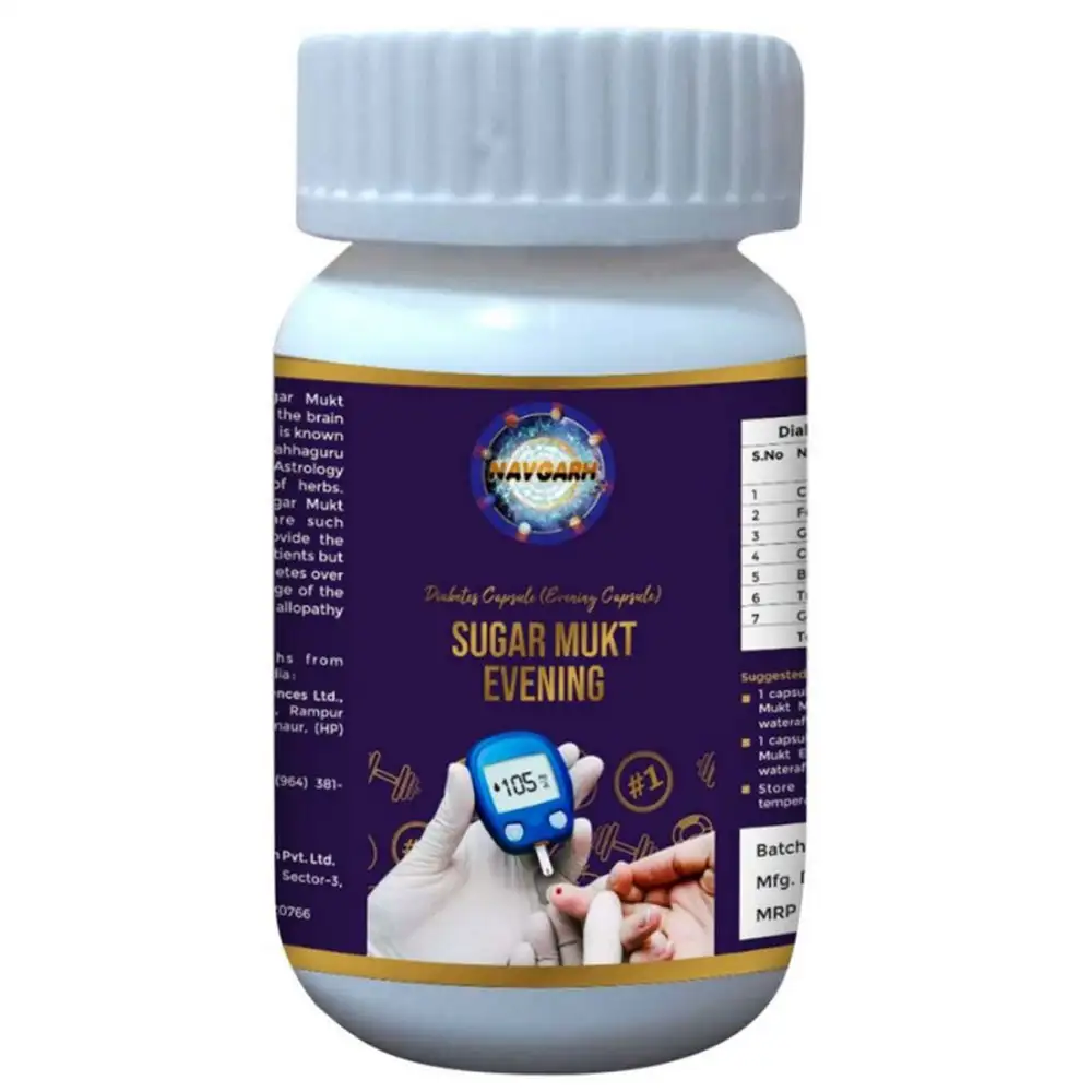 NavGrah Sugar Mukt Evening,  30 capsules