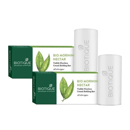 Biotique Bio Morning Nectar Flawless Skin Soap - Pack of 2