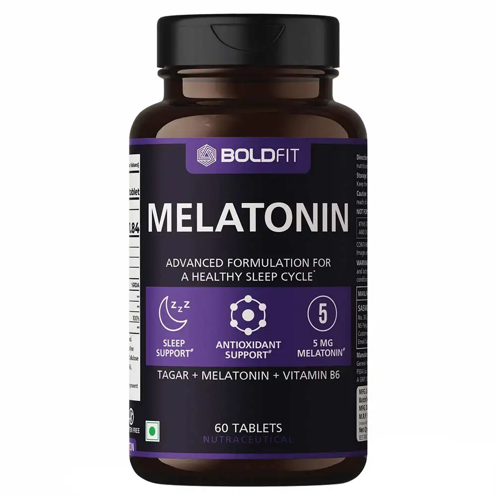 Boldfit Melatonin,  60 tablet(s)  Unflavoured