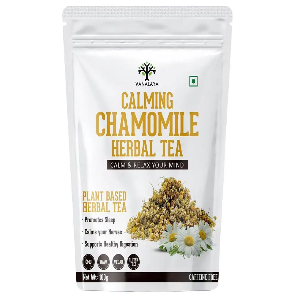 Vanalaya Calming Chamomile Herbal Tea,  Unflavoured  100 g