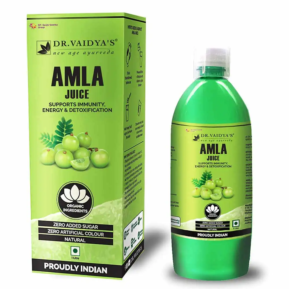 Dr. Vaidya's Amla Juice,  Natural  1 L