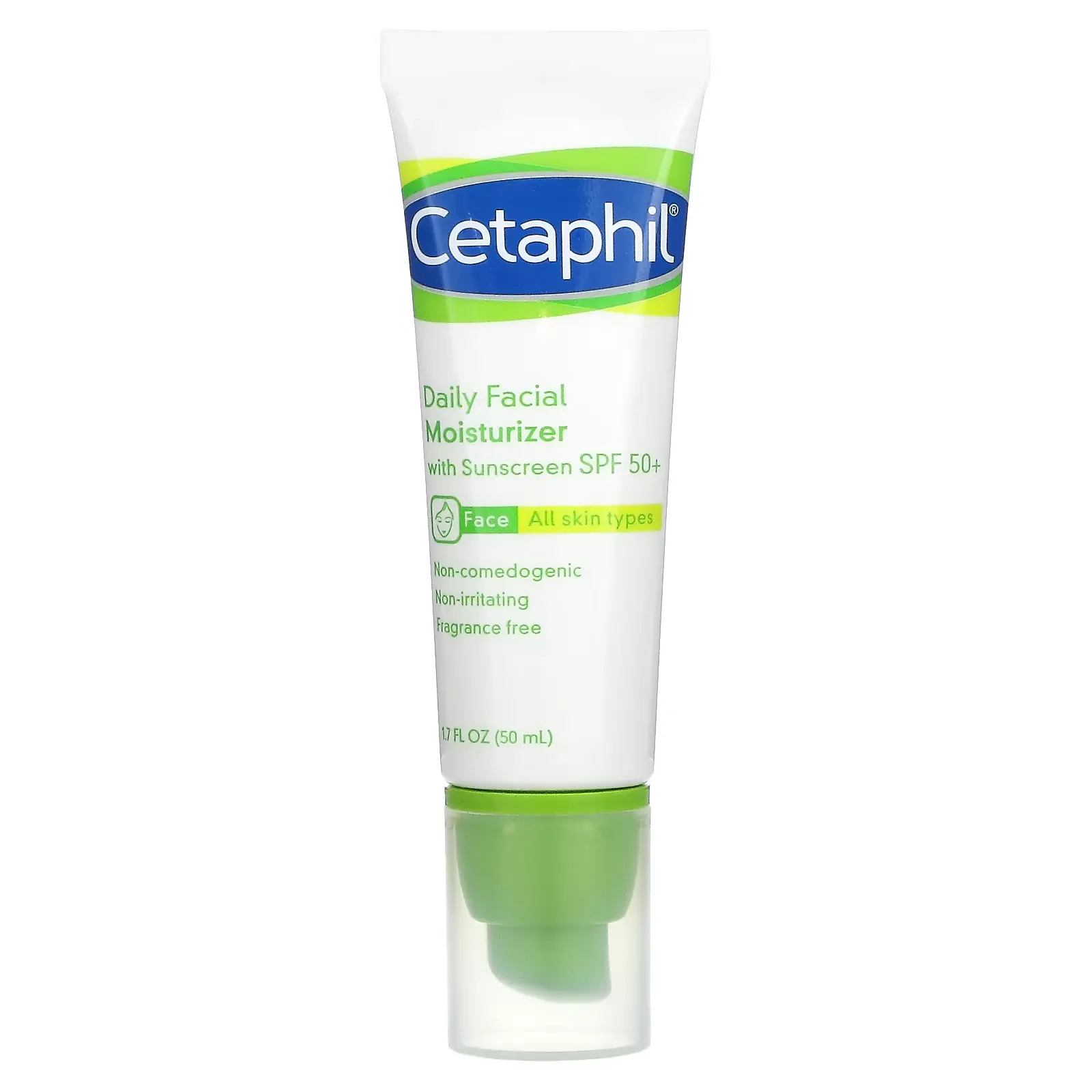 Daily Facial Moisturizer, SPF 50+, 1.7 fl oz (50 ml)