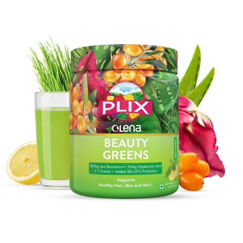 Plix Beauty Greens- Lemon Mint Flavour