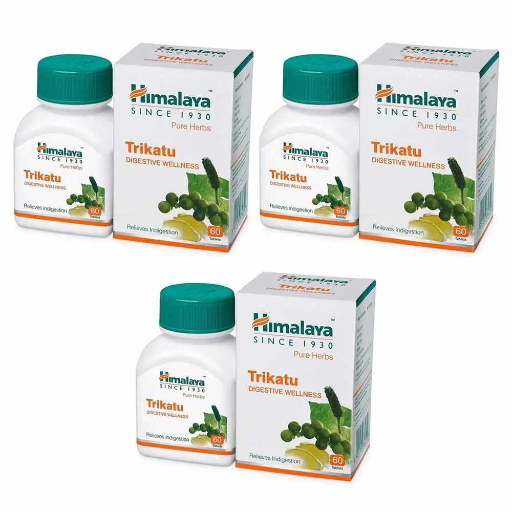 Himalaya Trikatu (Pack of 3),  60 tablet(s)