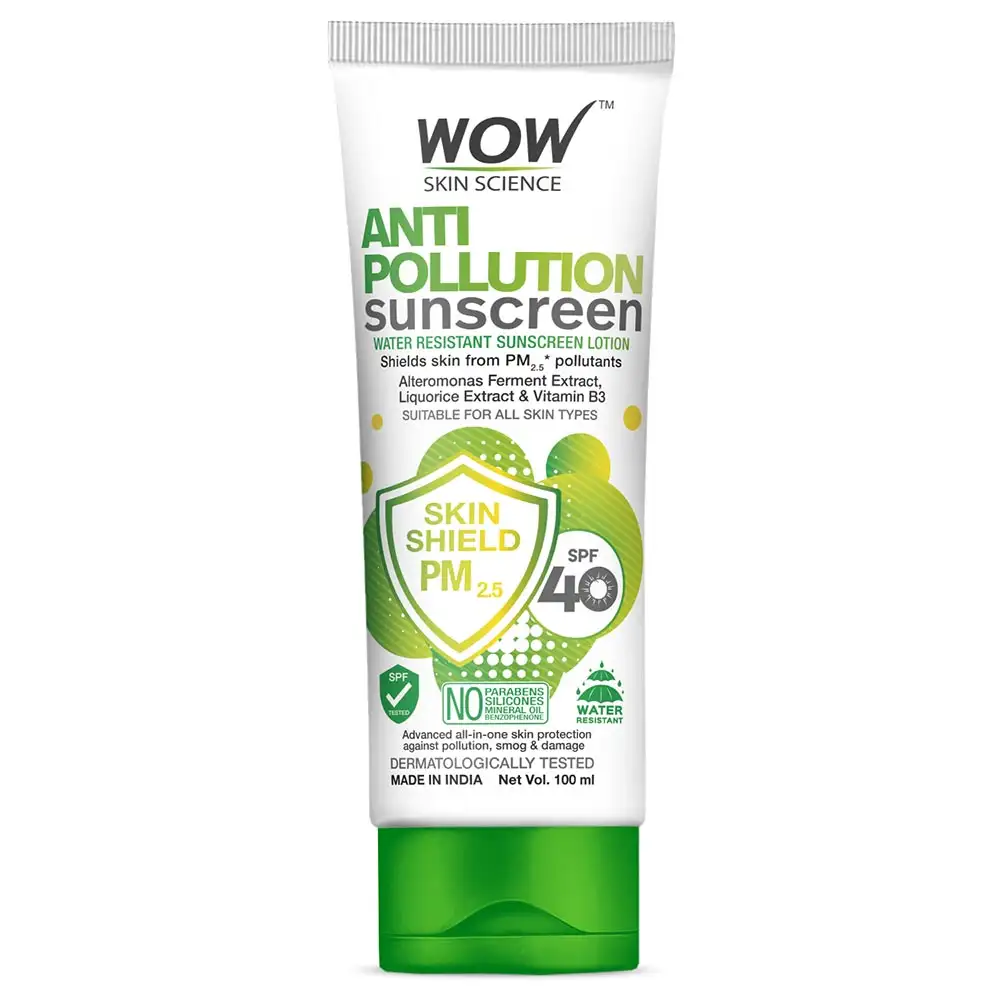 WOW Skin Science Anti Pollution Sunscreen,  200 ml  SPF 40