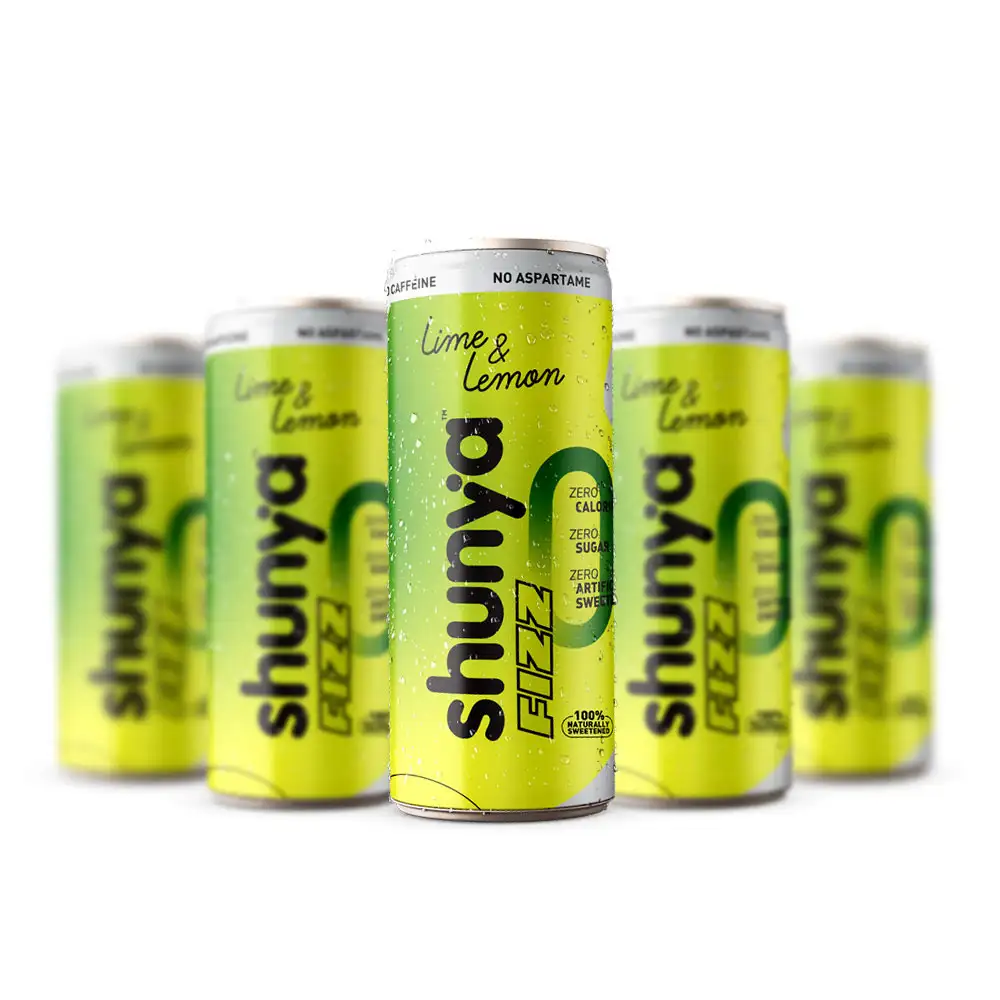 Shunya Fizz,  300 ml  Lime & Lemon (Pack of 6)