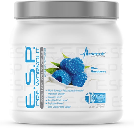 ESP Pre Workout - Blue Raspberry - 300 Grams