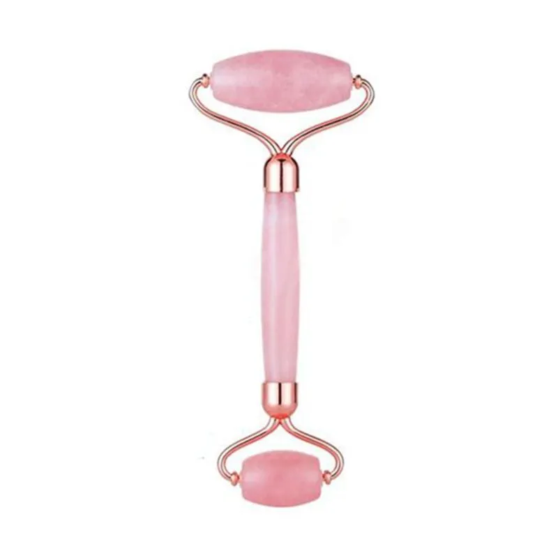 Le Marbelle Rose Quartz Roller Face Massager Face Roller For Face, Neck Glow & Skin Brightening