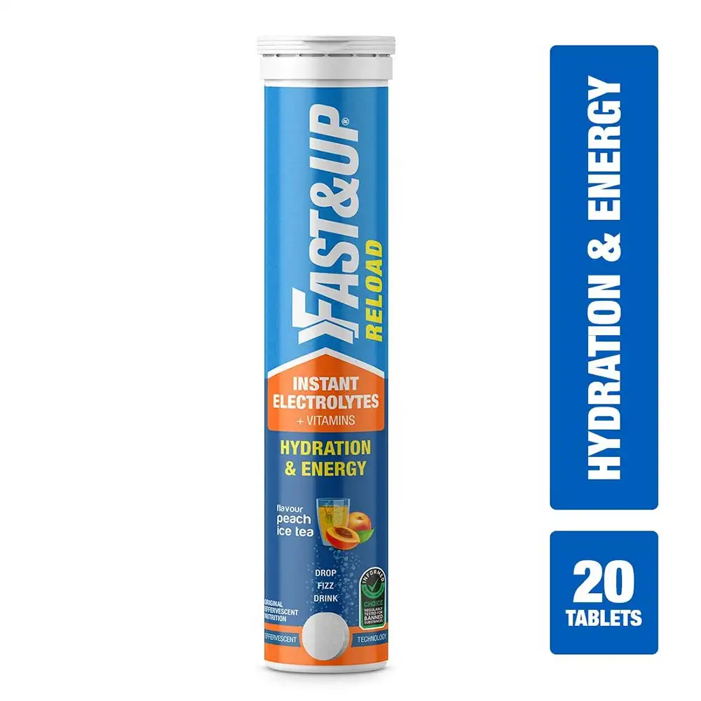 Fast & Up Hydration Reload,  20 tablet(s)  Peach Ice Tea