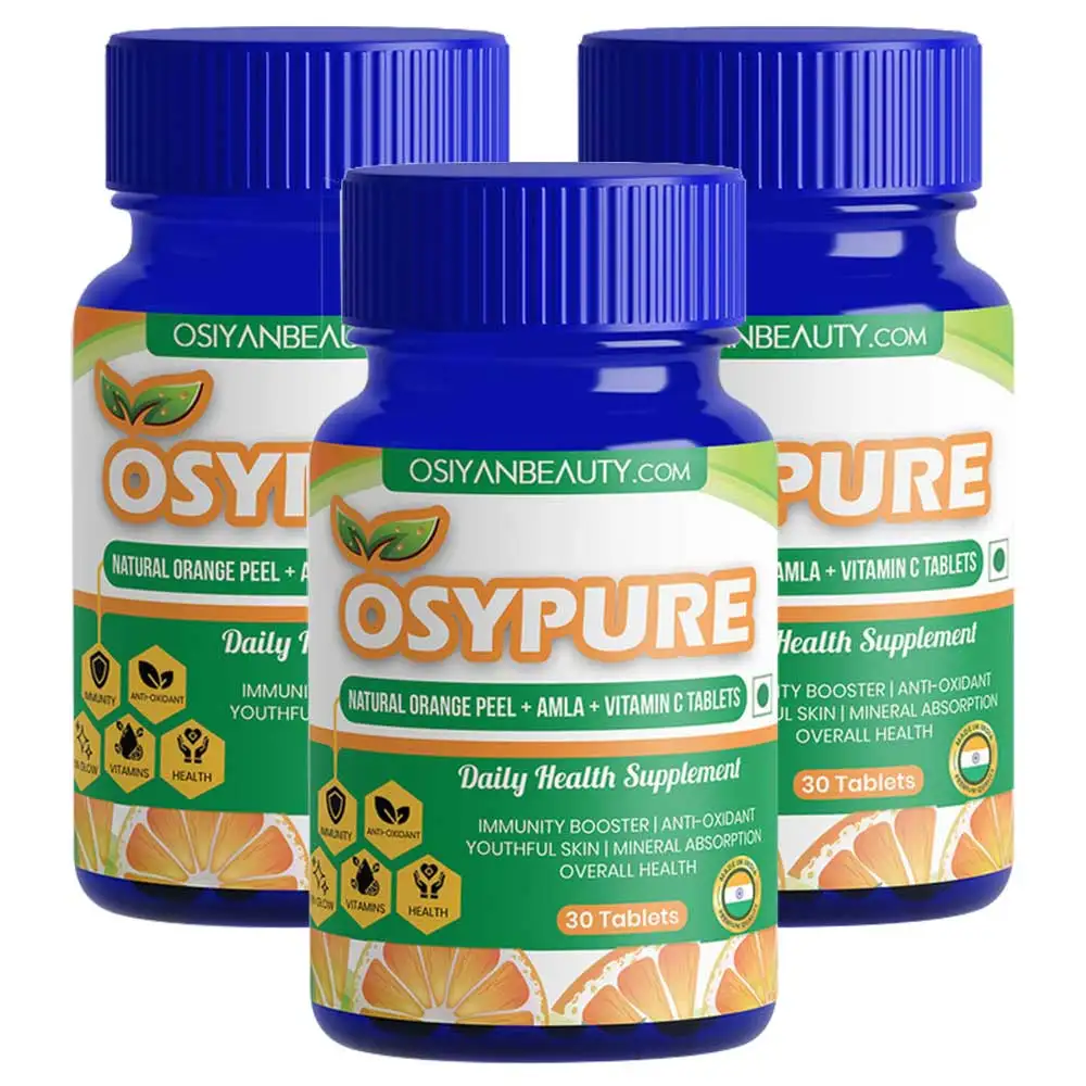 OSYPURE Natural Amla & Orange Peel Extract,  30 tablet(s)  Unflavoured Pack of 3