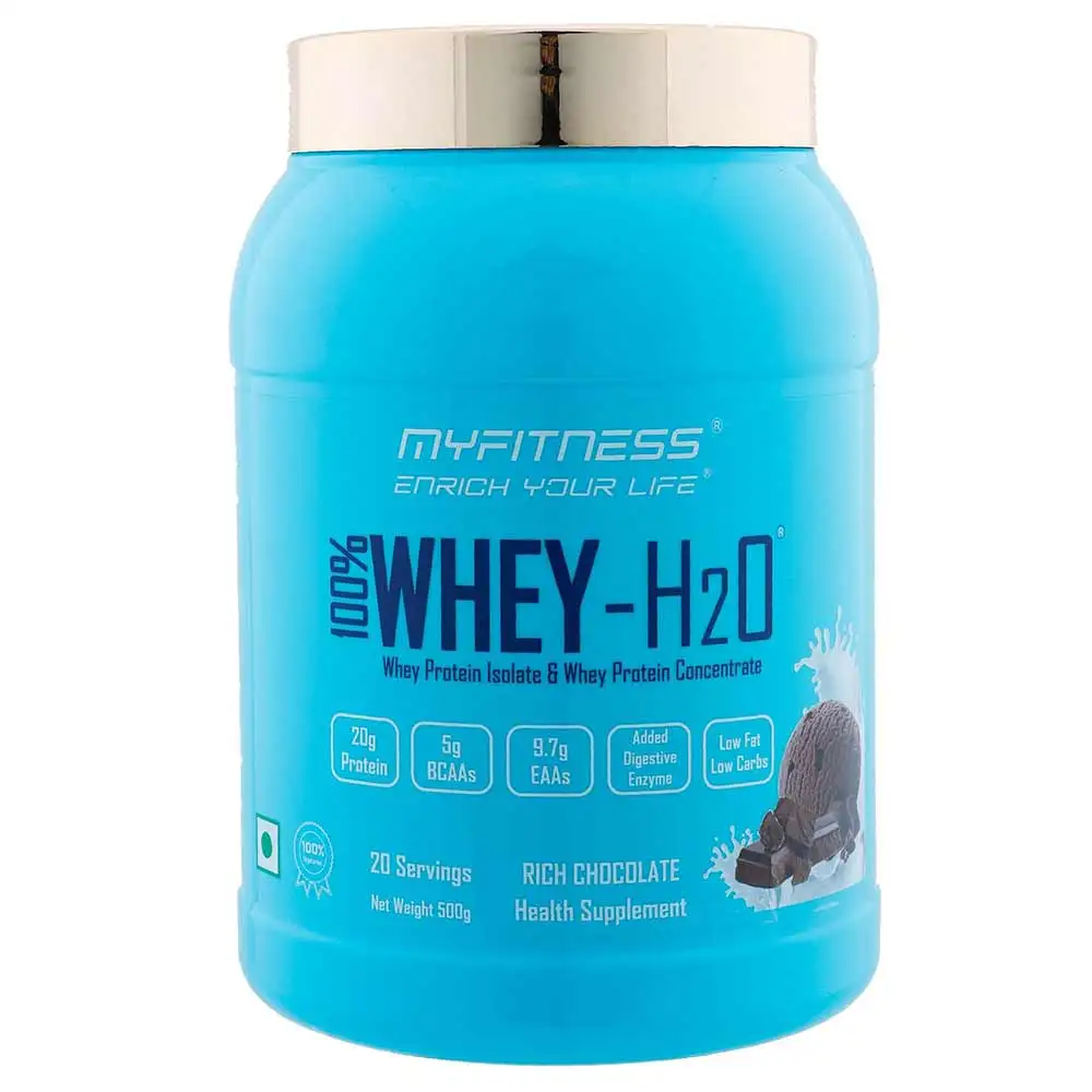 Myfitness 100% WHEY-H2O Protein Isolate,  1.1 lb  Rich Chocolate