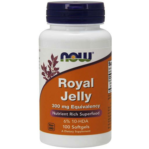 NOW Royal Jelly - 1500mg - 60 Veg Caps